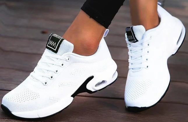 Fashion Woman Vulcanize Shoes Platform Casual Sneakers Women Shoes Flats Mesh