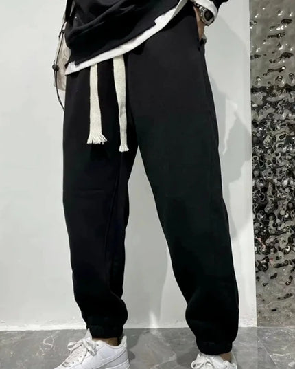 High Waist Loose Fit Men's Spring Trousers - Constantin & Crys