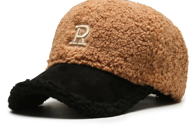 FS 2025 Luxury White Brown Lambswool Baseball Caps for Men Brand