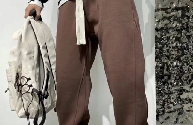 High Waist Loose Fit Men's Spring Trousers - Constantin & Crys