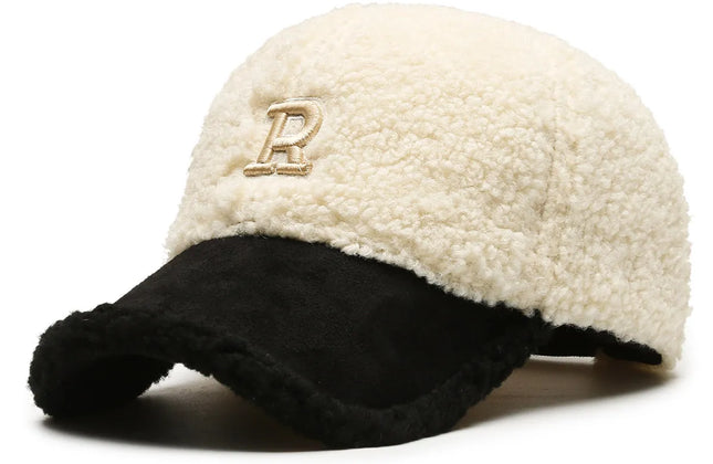 FS 2025 Luxury White Brown Lambswool Baseball Caps for Men Brand