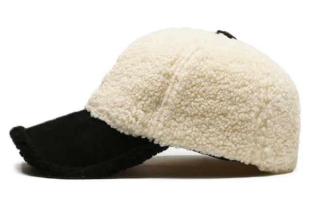 FS 2025 Luxury White Brown Lambswool Baseball Caps for Men Brand