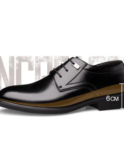 Men Height Increasing Shoes 6CM Man Elevator Shoe High Heel Men Lifted