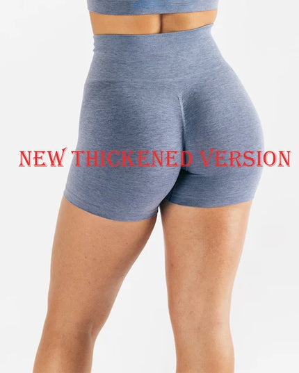 High Waist Amplify Seamless Shorts Women Scrunch Butt Yoga Shorts Push Up Gym