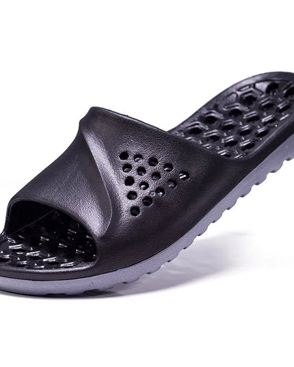 Men's EVA Massage Slides | Non-Slip Platform Slippers | Indoor & Summer