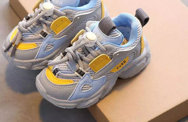 2022 New Girl's Sneakers Children's Boy's Baby Mesh Breathable Kids Shoes