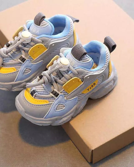2022 New Girl's Sneakers Children's Boy's Baby Mesh Breathable Kids Shoes