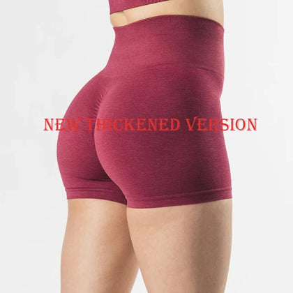 High Waist Amplify Seamless Shorts Women Scrunch Butt Yoga Shorts Push Up Gym