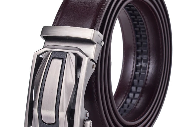 Men's Ratchet Belt with Automatic Buckle