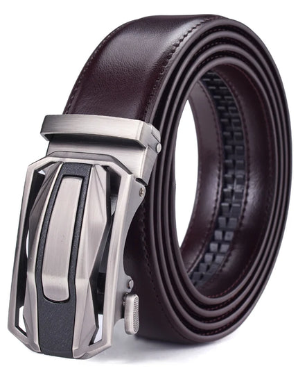 Men's Ratchet Belt with Automatic Buckle
