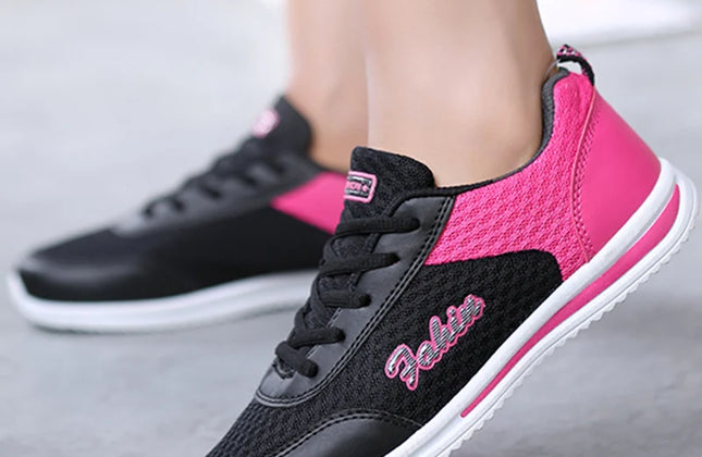 Dropshipping Women Shoes Summer White Sneakers Basket Femme Super Light