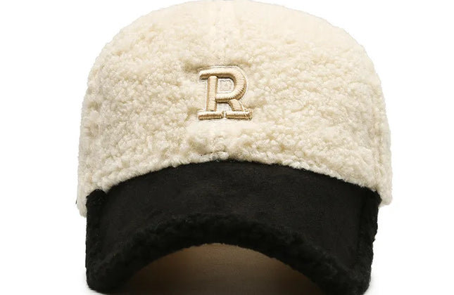 FS 2025 Luxury White Brown Lambswool Baseball Caps for Men Brand