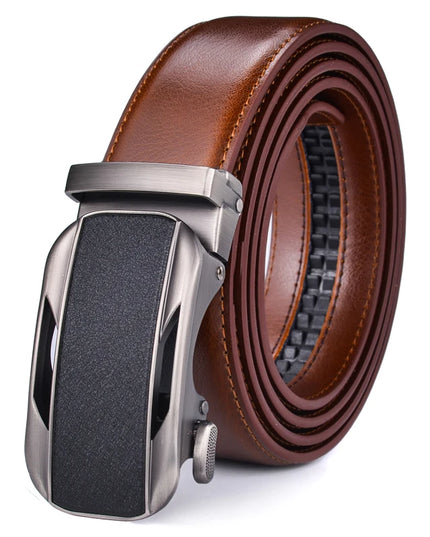 Men's Ratchet Belt with Automatic Buckle