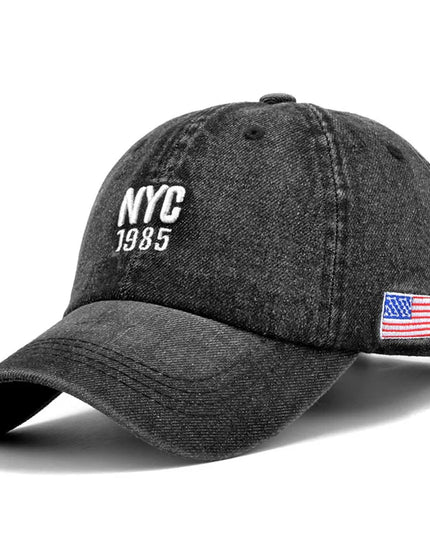 2024 Denim Baseball Cap Men Women Embroidery Letter Jeans Snapback