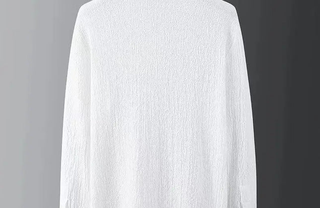 Spring Summer New Fashion Suit Men Long Sleeve Casual Shirts