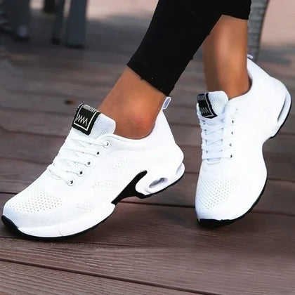Fashion Woman Vulcanize Shoes Platform Casual Sneakers Women Shoes Flats Mesh
