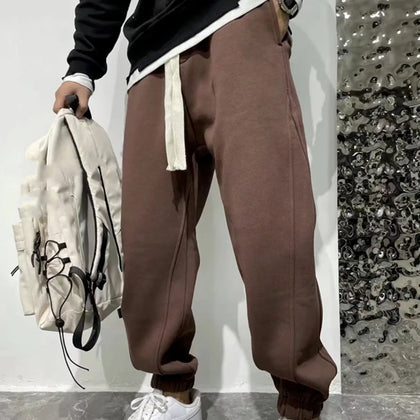 High Waist Loose Fit Men's Spring Trousers - Constantin & Crys