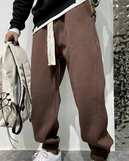 High Waist Loose Fit Men's Spring Trousers - Constantin & Crys