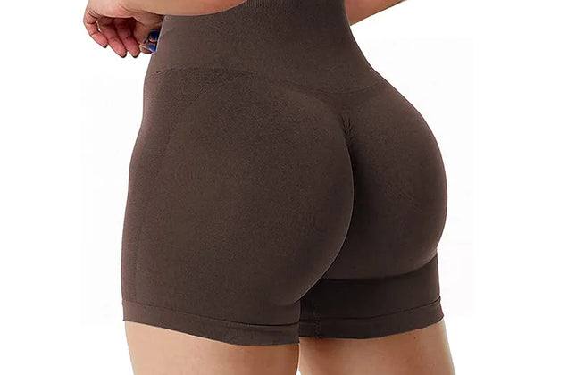 High Waist Amplify Seamless Shorts Women Scrunch Butt Yoga Shorts Push Up Gym