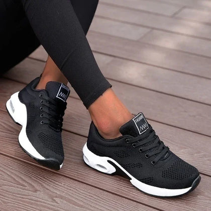 Fashion Woman Vulcanize Shoes Platform Casual Sneakers Women Shoes Flats Mesh