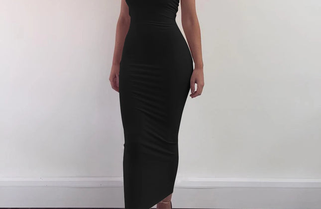 JZ461 New Summer Women's Dress Long Sling Dresses Club Sexy Suspender Dress