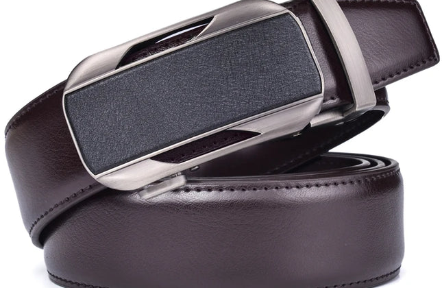 Men's Ratchet Belt with Automatic Buckle