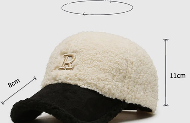 FS 2025 Luxury White Brown Lambswool Baseball Caps for Men Brand