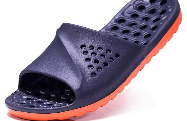 Men's EVA Massage Slides | Non-Slip Platform Slippers | Indoor & Summer