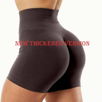 High Waist Amplify Seamless Shorts Women Scrunch Butt Yoga Shorts Push Up Gym