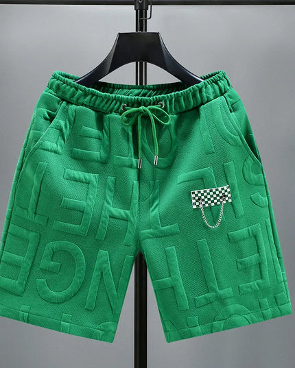 New Fashion Knitted Shorts Men Comfortable Elastic Waist Clothing Male