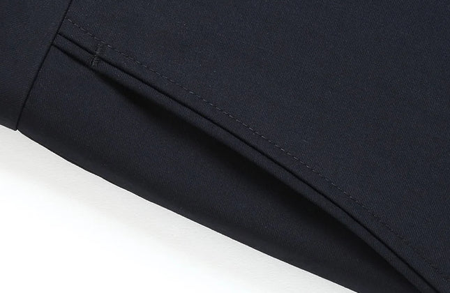Summer Men Business Thin Silk Pants 29-56 Male Big Size Formal Classic Black