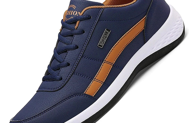 Leather Men Shoes Sneakers Trend Casual Shoe Italian Breathable Leisure Male