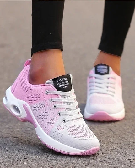 Fashion Woman Vulcanize Shoes Platform Casual Sneakers Women Shoes Flats Mesh