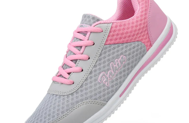 Dropshipping Women Shoes Summer White Sneakers Basket Femme Super Light