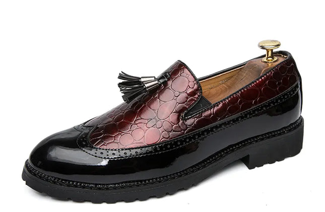 Fashion Shoe Office Shoes for Men Casual Shoes Breathable Leather Loafers