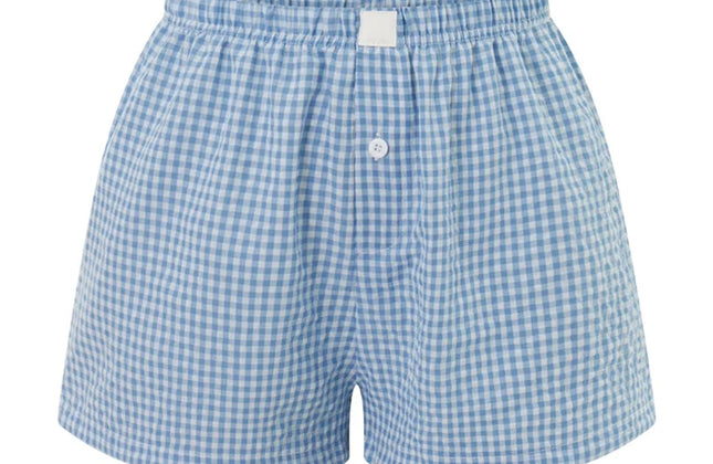 Women's Y2k Pajamas Shorts Cute Plaid Pj Short Pants Flannel Lounge Sleep