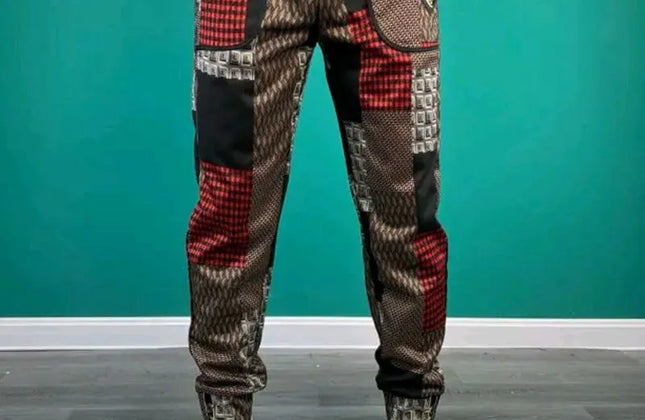 High Waist Loose Fit Men's Spring Trousers - Constantin & Crys