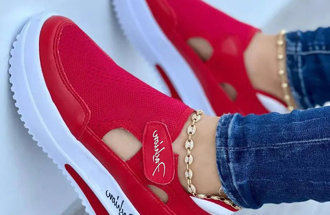 Red Sneakers Women Shoes Woman Tennis Shoes Canvas Shoe Female Casual Shoes