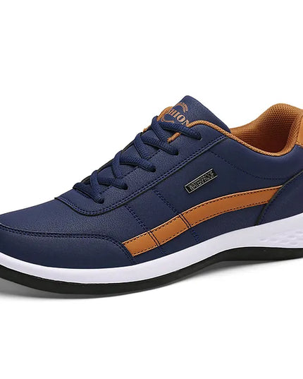Leather Men Shoes Sneakers Trend Casual Shoe Italian Breathable Leisure Male