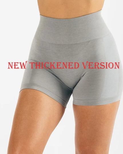 High Waist Amplify Seamless Shorts Women Scrunch Butt Yoga Shorts Push Up Gym