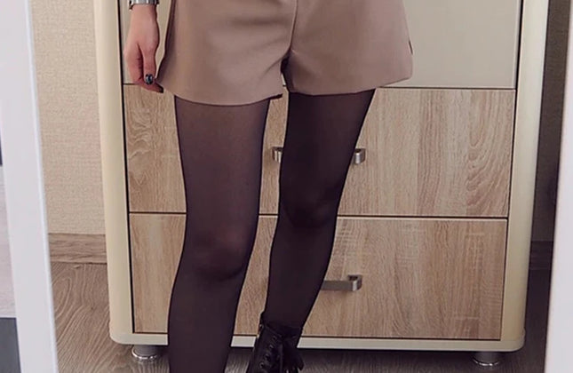 Sungtin Office Lady High Waist Shorts Women Wide Leg Short Pants