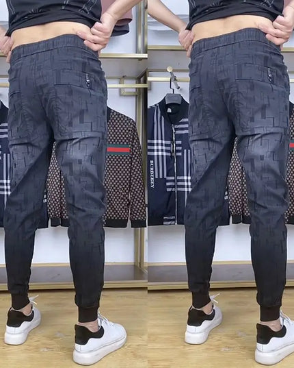 High Waist Loose Fit Men's Spring Trousers - Constantin & Crys