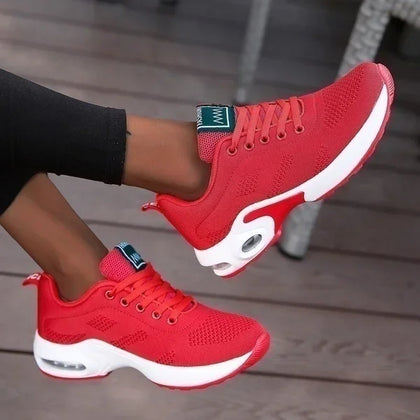 Fashion Woman Vulcanize Shoes Platform Casual Sneakers Women Shoes Flats Mesh