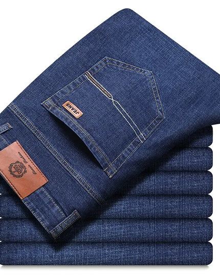 New Men Classic Jeans Jean Homme Pantalones Hombre Men Mannen Soft Black Biker