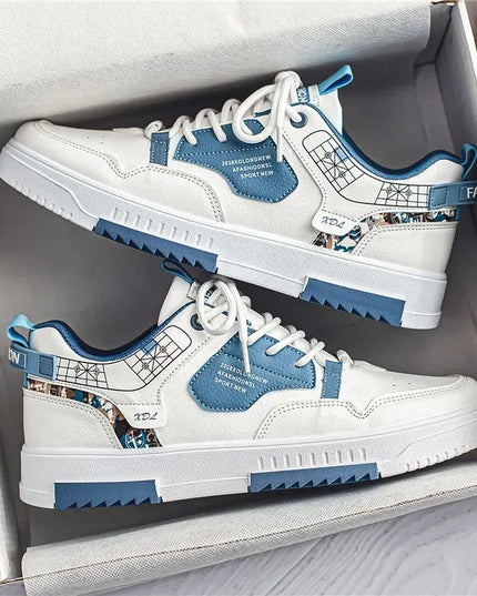 2024 Fashion Men Casual Platform Sneakes LaceUp Trainers Student Sneakes Mens