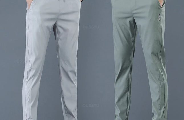 Men's Straight Fit Breathable Summer Pants - Constantin & Crys