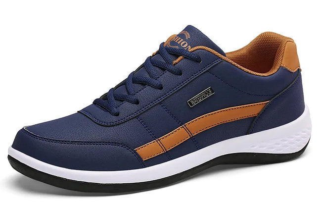 Leather Men Shoes Sneakers Trend Casual Shoe Italian Breathable Leisure Male
