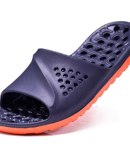 Men's EVA Massage Slides | Non-Slip Platform Slippers | Indoor & Summer
