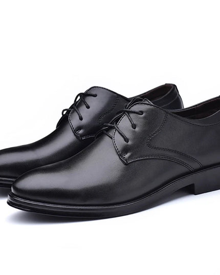 Men's Shoes Black Leather Formal Shoes for Men Oxfords Male Wedding Party