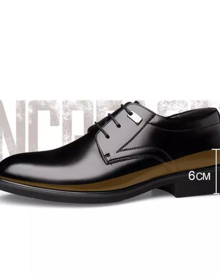 Men Height Increasing Shoes 6CM Man Elevator Shoe High Heel Men Lifted